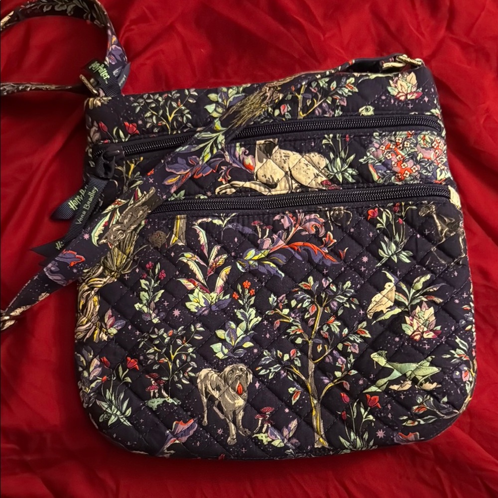 Vera Bradley Midnight Botanical Crossbody Bag